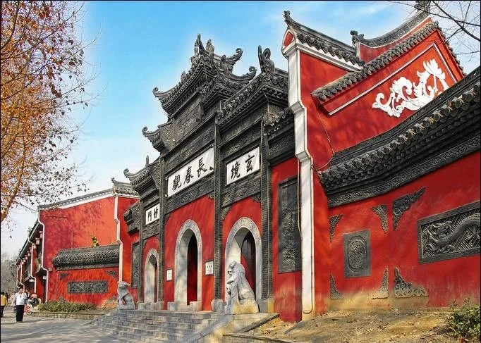 武汉长春观建筑与庭院