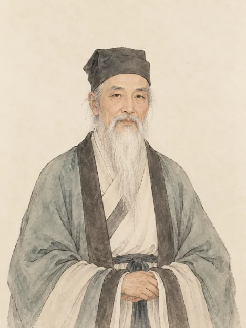 张伯端：AI 创作示意，非历史画像